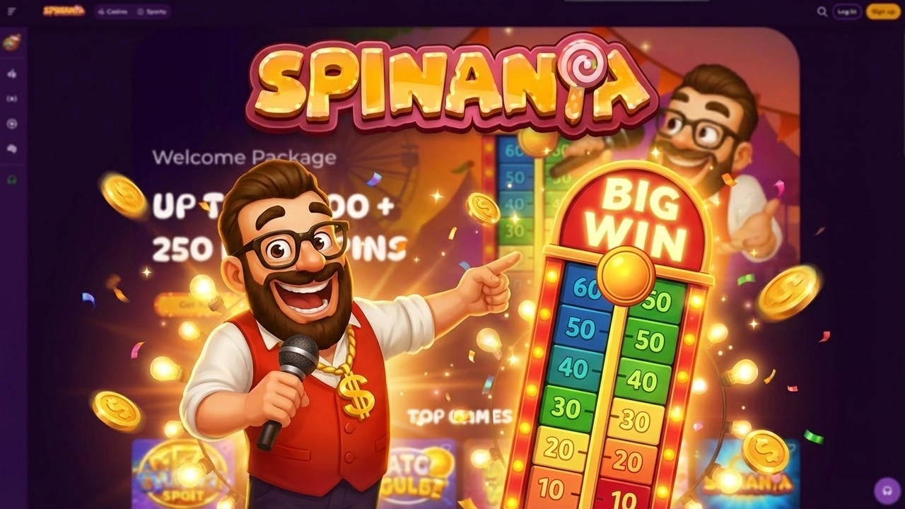 Spinania Casino welcome bonus offer